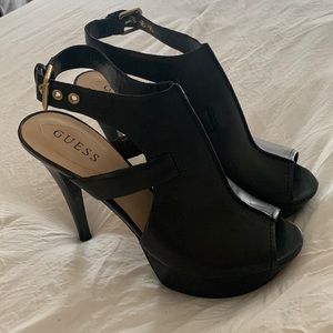 Guess - 9.5 - leather stiletto pumps